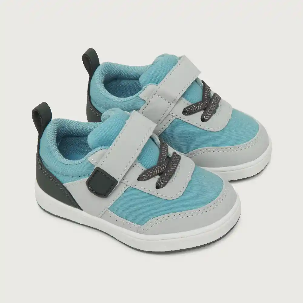 Zapatillas Urbana De Niño Gris Talla 26