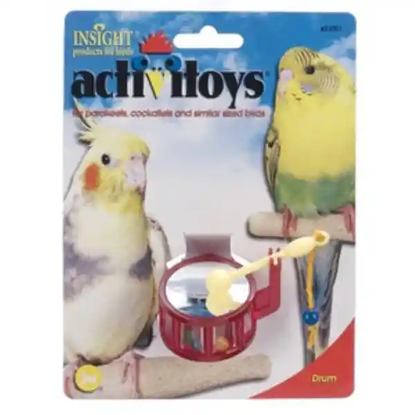 Jw Pet Company Juguete de Plástico Interactivo  Aves Tambor