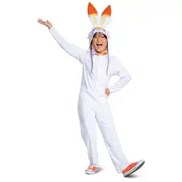 Pokémon Disfraz Scorbunny Hooded Jumpsuit Classic 4 a 6 Años