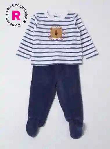 Baby Harvest Pijama Osito Plush2Pcs B es Tt Denim Talla 0/0