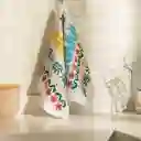 Paño Cocina de Algodón Velour Estampado Flor Casaideas