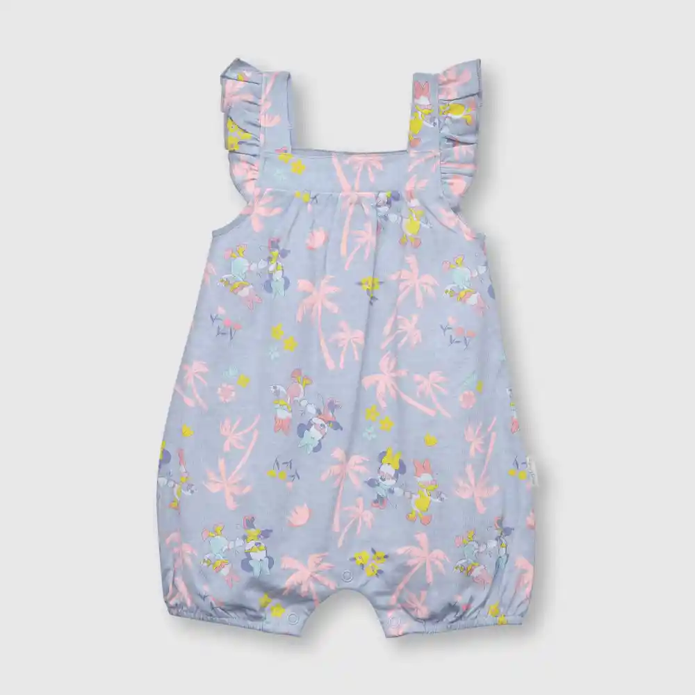 Body De Bebé Osito Minnie Niña Lavanda Talla 0/3m
