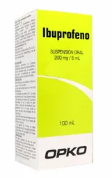 Opko Ibuprofeno Antiinflamatorio no Esteroideo (200 mg) Suspensión Oral