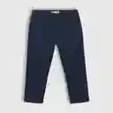 Pantalón Clásico Bebé Niño Azul Talla 9/12 Meses