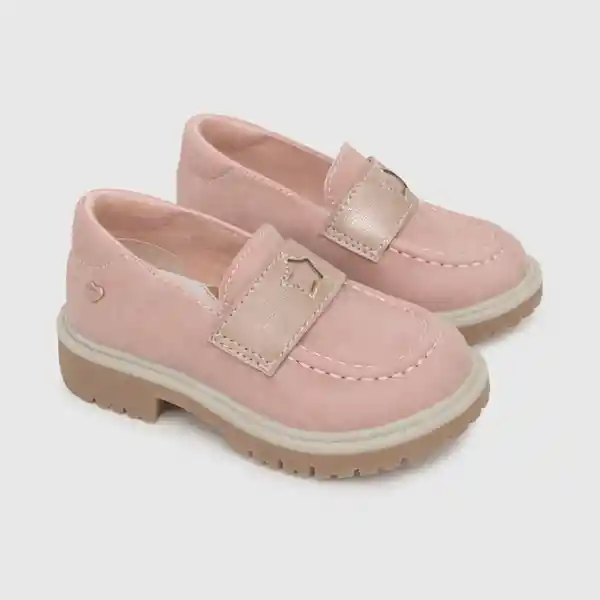 Zapatos Mocasin Para Niña Rosado Talla 26 Colloky