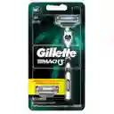 Gillette Afeitadora Recargable Con Repuesto Mach 3