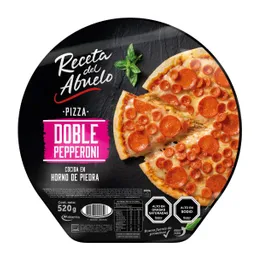 Receta Del Abuelo Pizza Doble Pepperoni