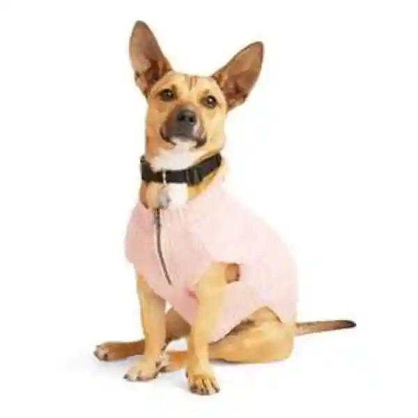 Youly Suéter Color Rosa Modelo Fuzz Para Perro Chico