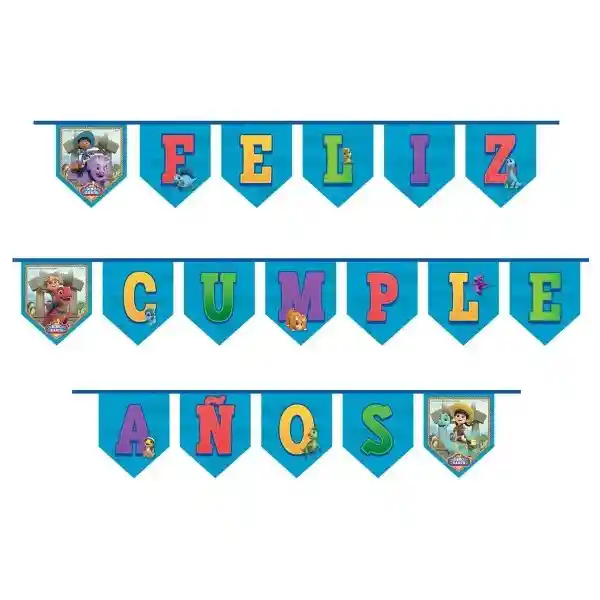 Guirnalda Cumpleaños Dino Ranch Surtidas
