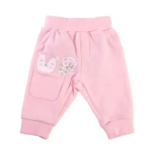 Pantalón Sudadera Bebé Niña Color Rosado Talla 3 M Pillin