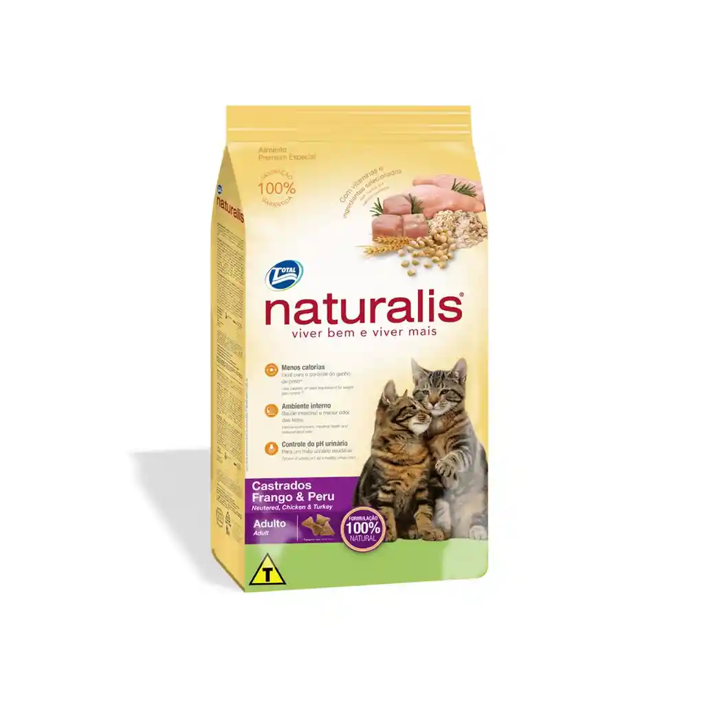 Total Alimento Para Gato Adulto Castrado Pollo Pavo & Frutas