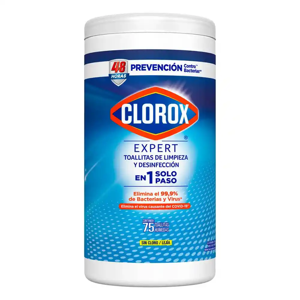 Clorox Toallita Desinfectante Expert