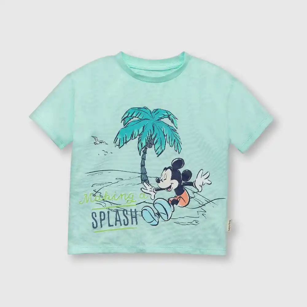 Polera Mickey Bebé Niño Calipso Talla 24 Meses