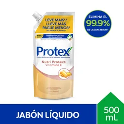 Protex Jabón Líquido Nutriprotect 500Ml