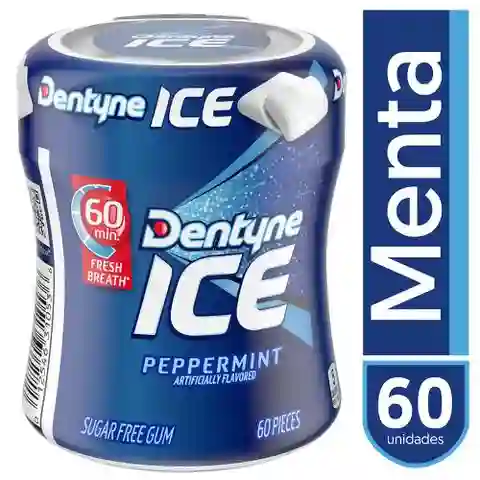 Dentyne Ice Chicle Sabor Menta sin Azúcar