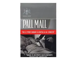 Pall Mall Cigarrillos Silver Gris