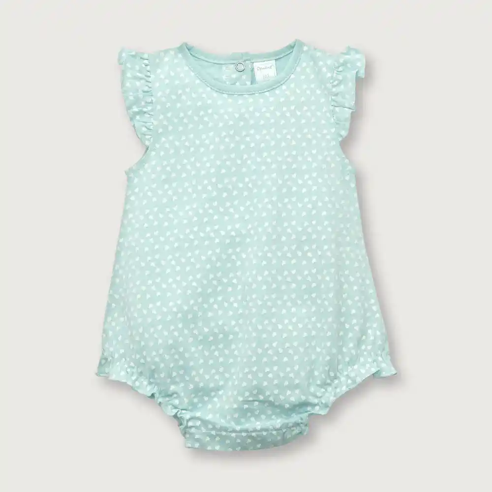 Bombacho Manga Alita De Niña Aqua Talla 6 Meses