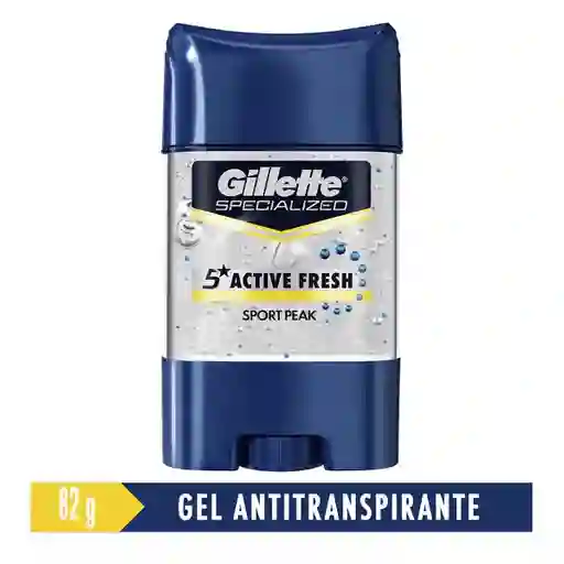 Gillette Specialized Sport Peak Gel Antitranspirante 82 g