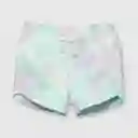 Short Tie Dyed Bebé Niña Rosado Talla 6/9 Meses