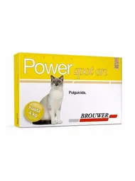 Power Pulguicida para Felinos Apot On Brouwer 