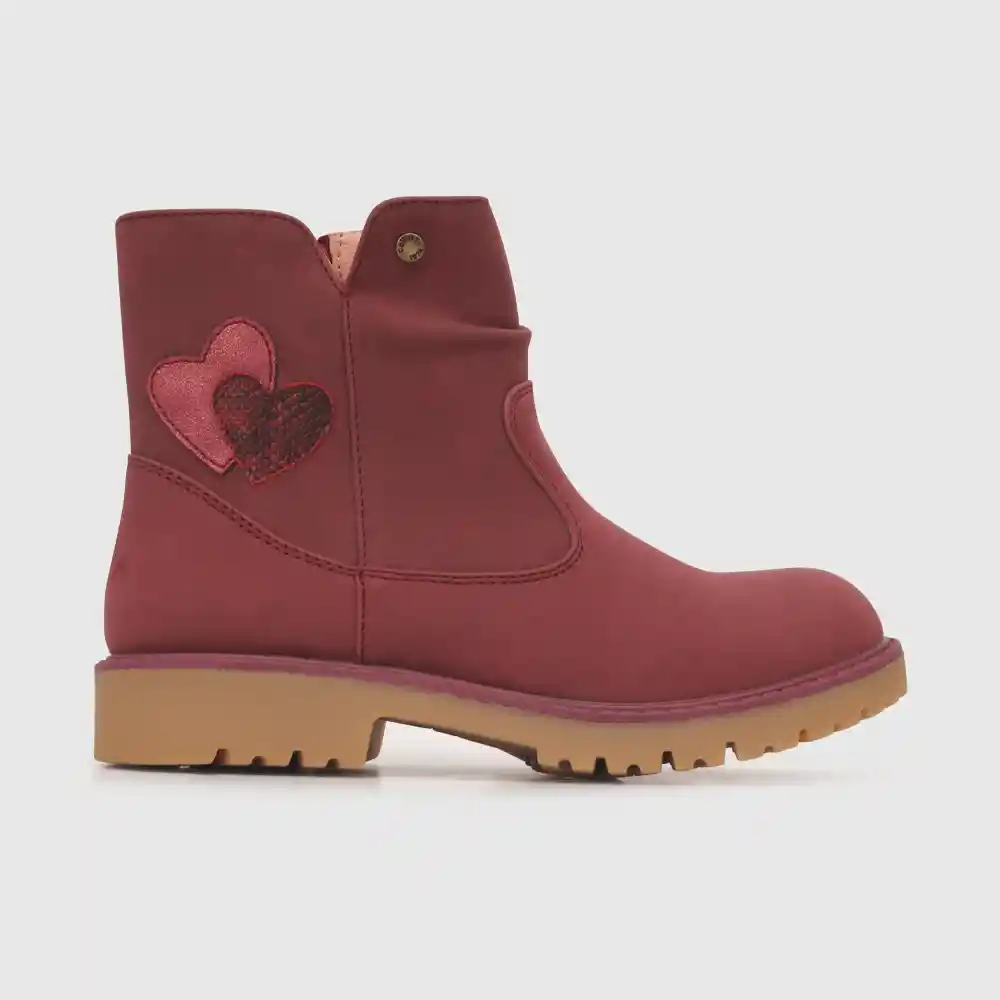 Botines De Niña Roja Talla 35