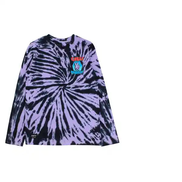 Polera Tie Dye Liberty 326 Lila 2 Años Ficcus