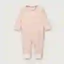 Pijama Osito Esencial de Niña Rosado Talla 9M Opaline