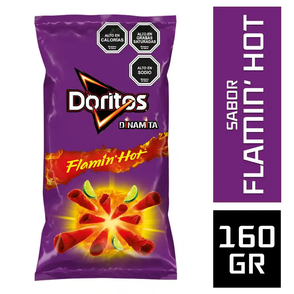 Doritos Botana Dinamita Flamin' Hot Limón y Chile