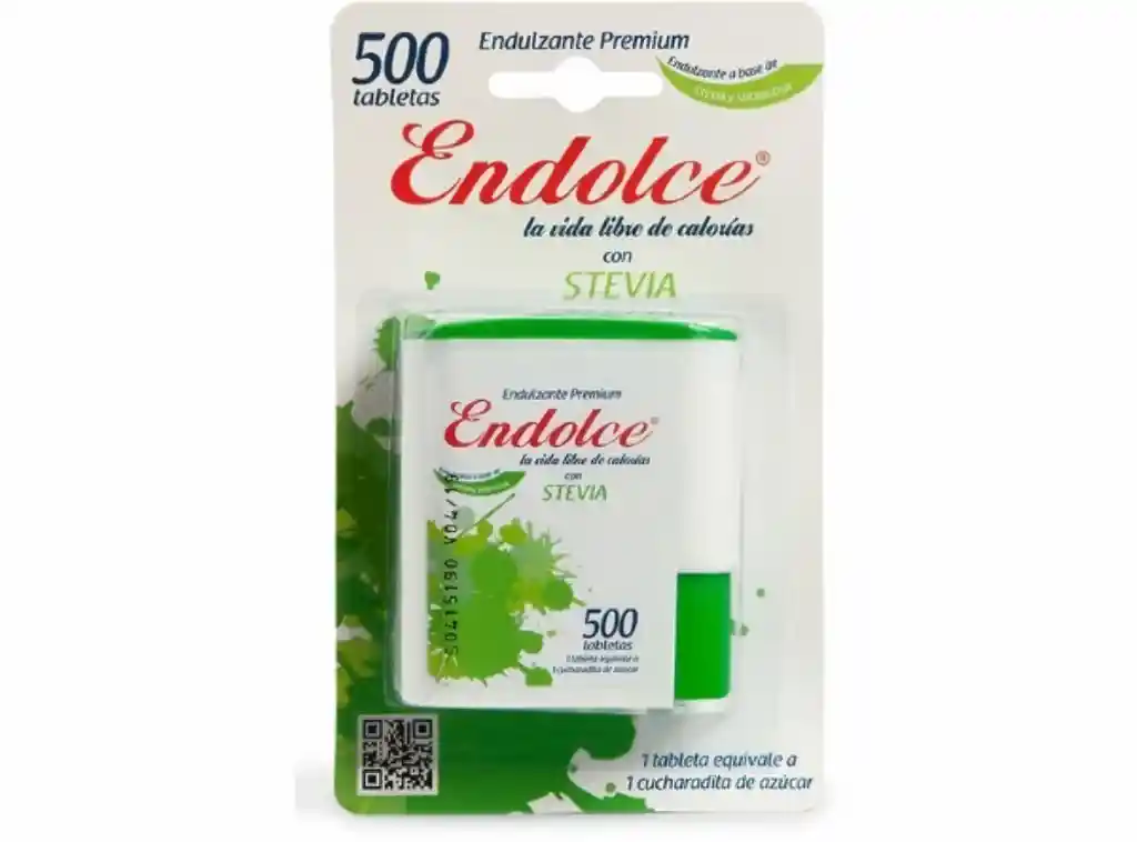 Endolce Edulcorantes Stevia Com.500