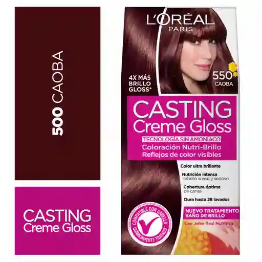 Loreal Paris-Casting Crème Gloss Tinte Capilar 550 Caoba