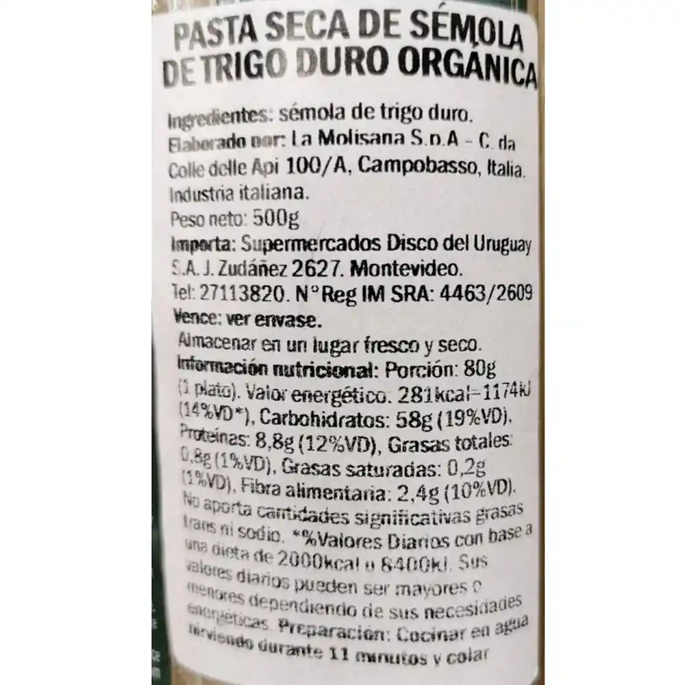 La Molisana Pasta Spaguetti Bio