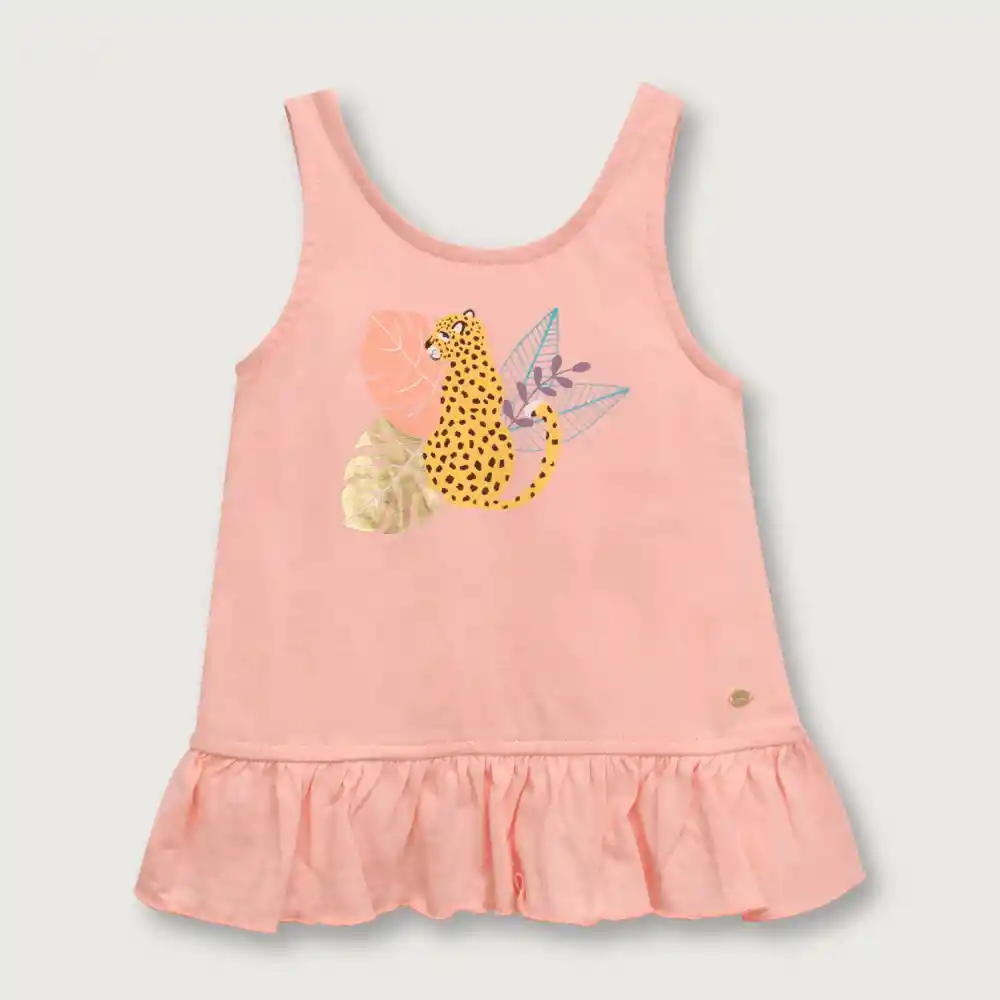 Polera Sin Mangas Niño Damasco Talla 9 Meses