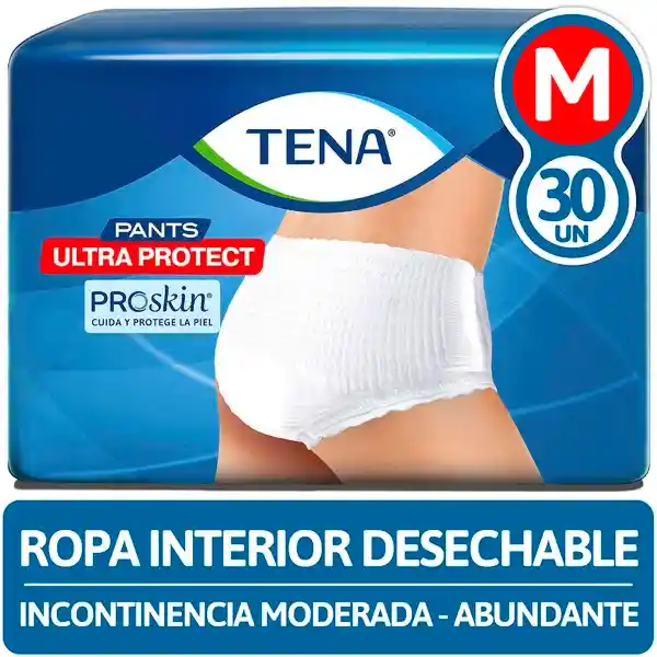 Tena Ropa Interior Desechable Unisex Ultra Protect Talla M