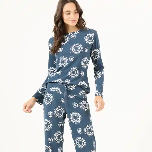 Pijama Praga Azul Talla L Bbz Barbizon