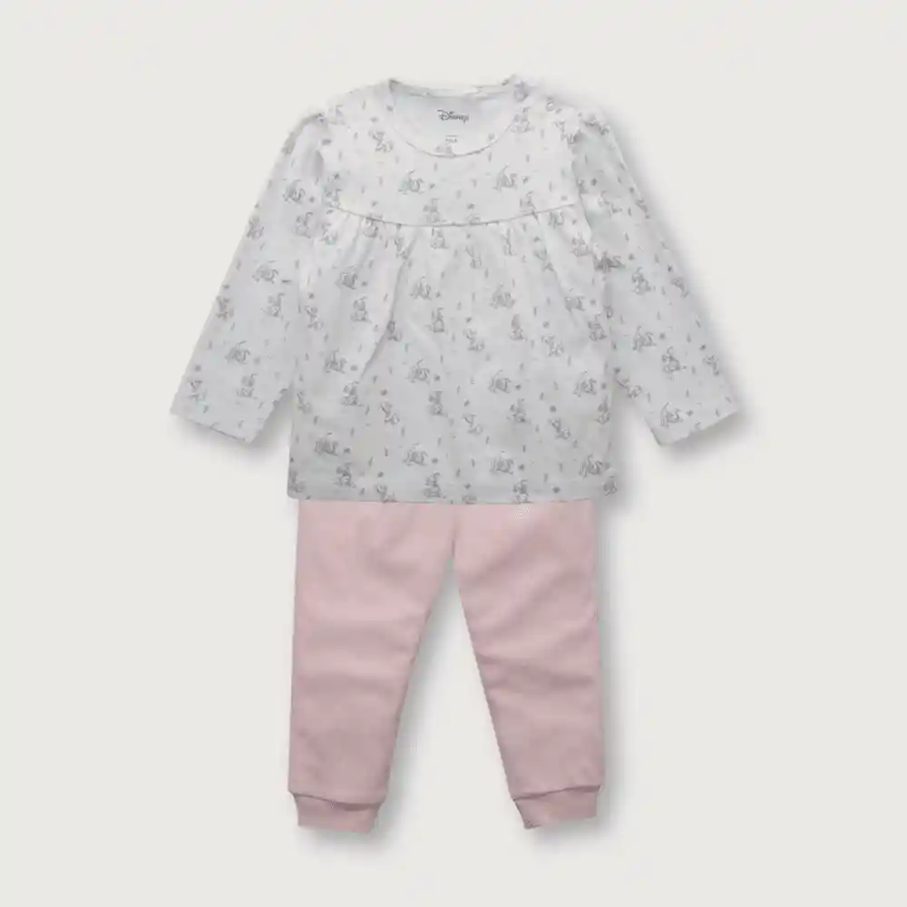 Pijama 101 Dálmatas Para Niña Rosado Talla 4a