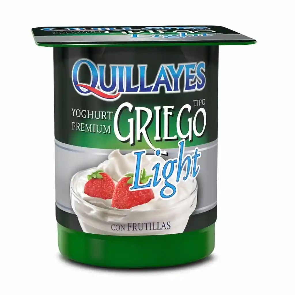 Quillayes Yogurt Griego Light con Frutilla 