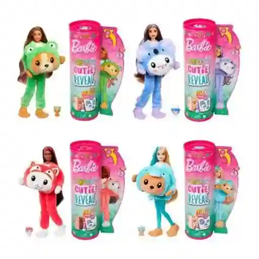Barbie Muñeca Cutie Reveal Disfraz Divertido - HRK22