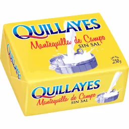 Quillayes Mantequilla de Campo sin Sal 