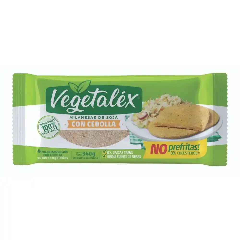 Vegetalex Milanesa Soya C/Cebolla