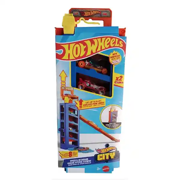 Hot Wheels Pista City de Garaje Portátil Jmj52