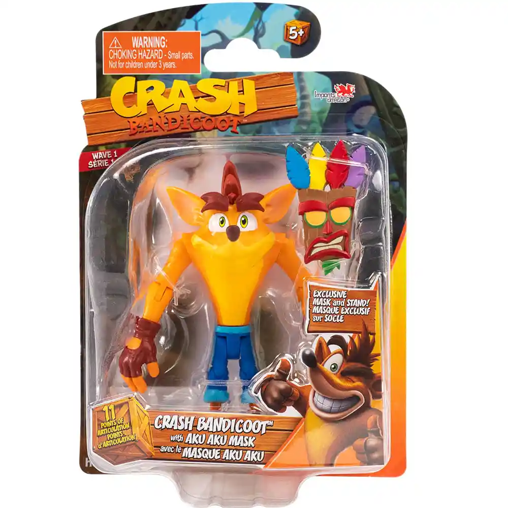 Figura Crash Bandicoot 4.5? Action Figures Asst