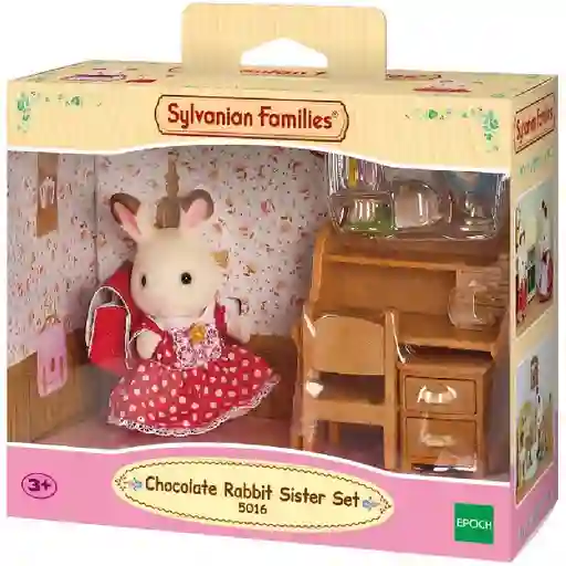 Sylvanian Families Juguete Escritorio Freya Conejo Chocolate