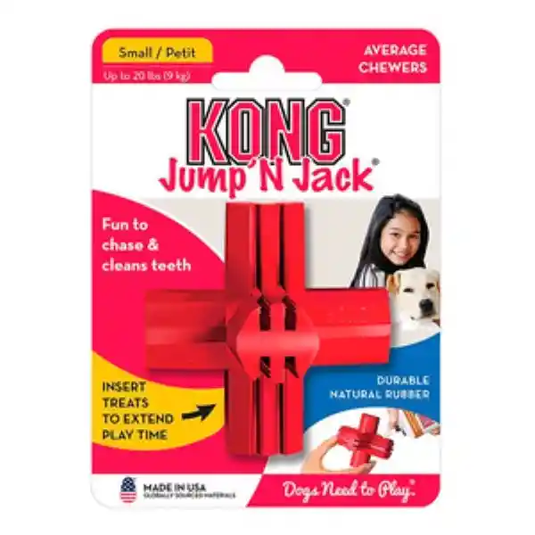 Kong Juguete de Goma Jumpn Jack  Perro