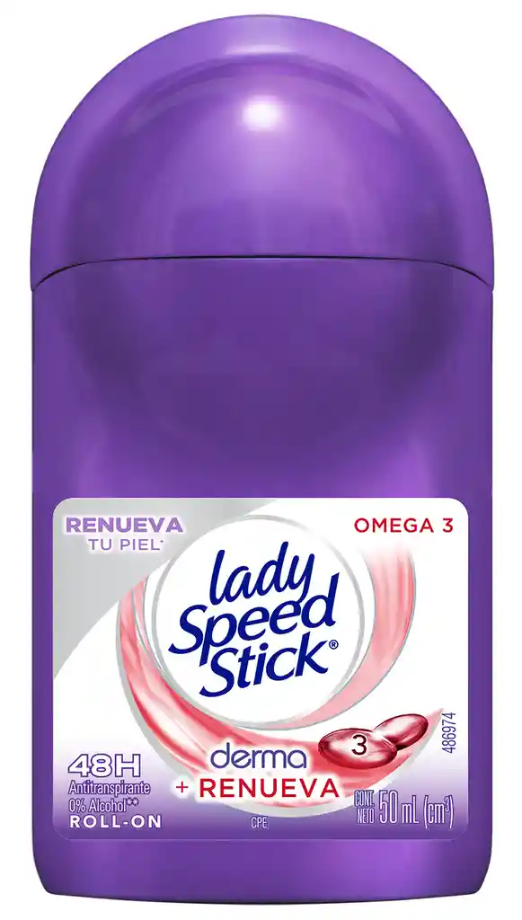 Lady Speed Stick Desodorante Derma Omega 3 en Roll On