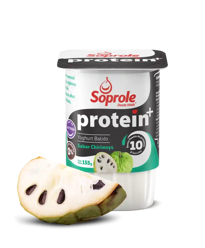 Soprole Yoghurt Batido Sabor a Chirimoya Protein +