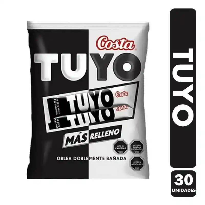 Costa Obleas Tuyo Doblemente Bañada 