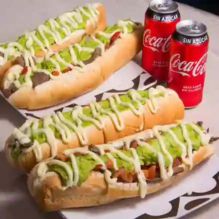 Promo - 4 Ases Italianos y 2 Bebidas