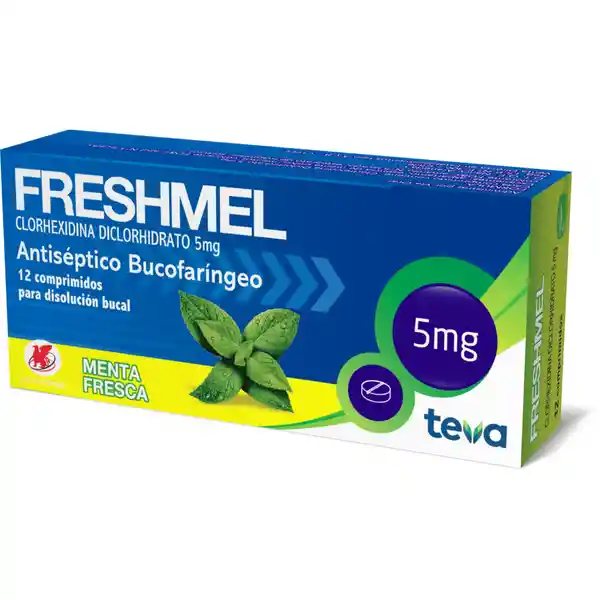 Freshmel Antiséptico Bucal Menta Fresca Disolución