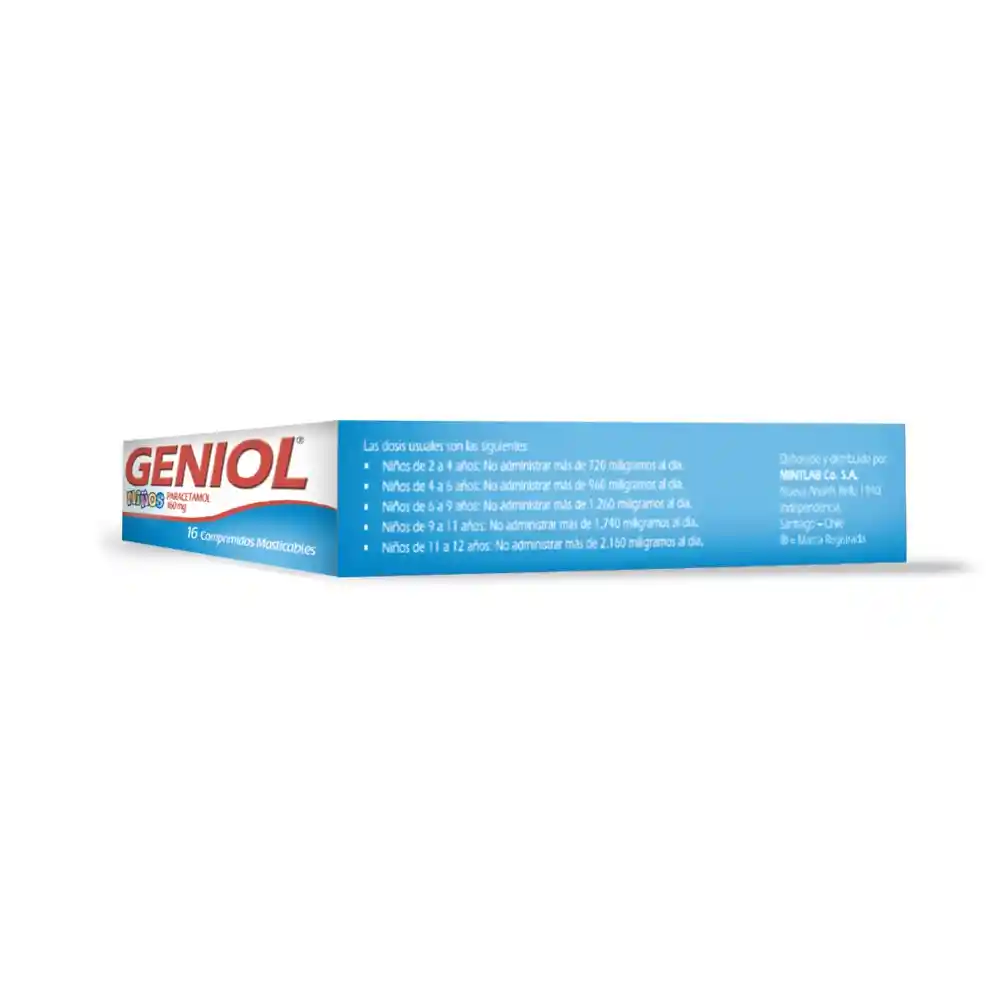 Paracetamol Geniolninos 160 Mg