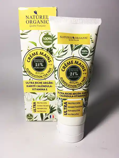 Naturel Organic Crema Para Manos Tea Tree